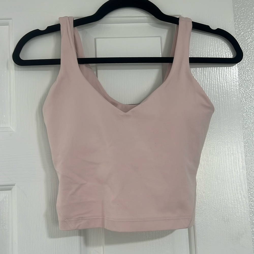 Lululemon Align tank size 4 light pink